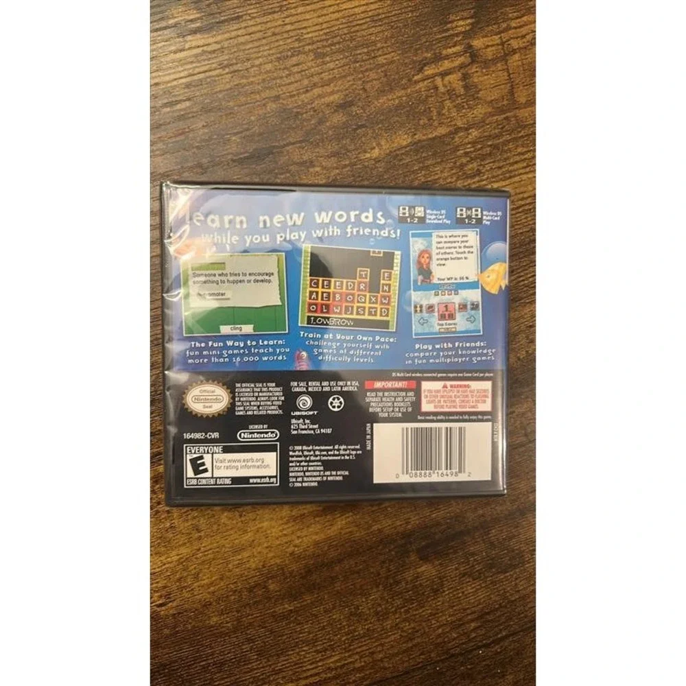 Nintendo DS Game Lot Madden 07 Carnival Games Petz Hamsterz Catz 2 Wordfish